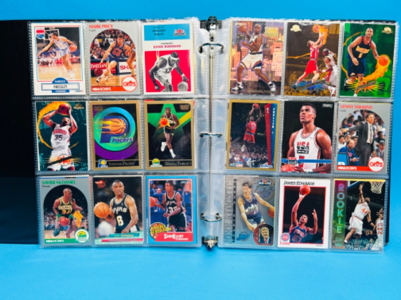 Photo 3 of 686687…252 mixed basketball trading cards in binder 