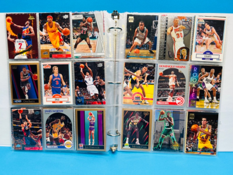 Photo 11 of 686688…252 mixed basketball trading cards in binder 