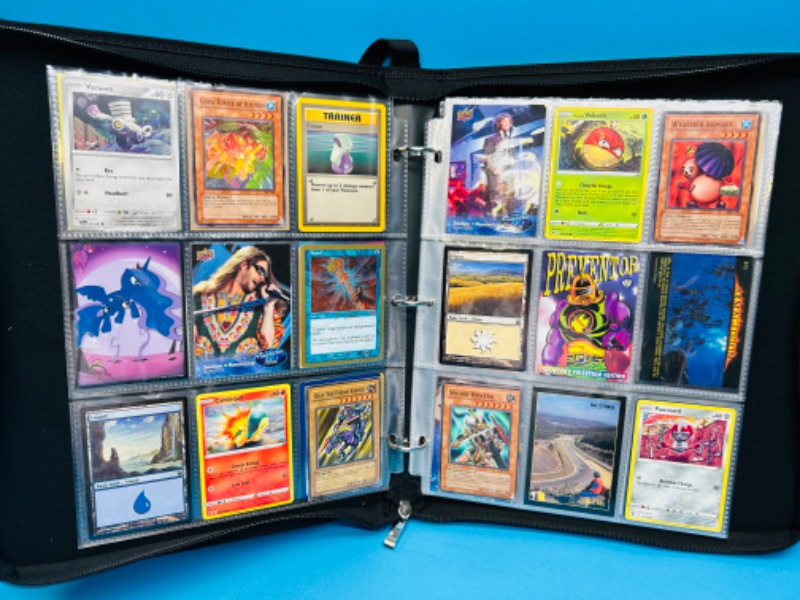 Photo 4 of 686689…final sales no returns no refunds-234 mixed character and gaming trading cards in binder 