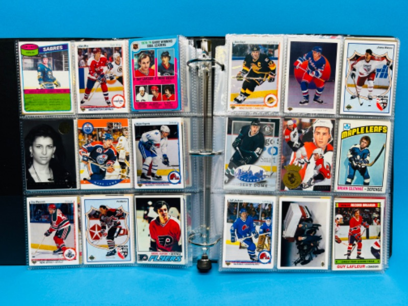 Photo 10 of 686711…270 mixed hockey trading cards in binder 