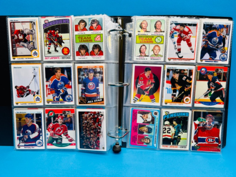 Photo 12 of 686711…270 mixed hockey trading cards in binder 