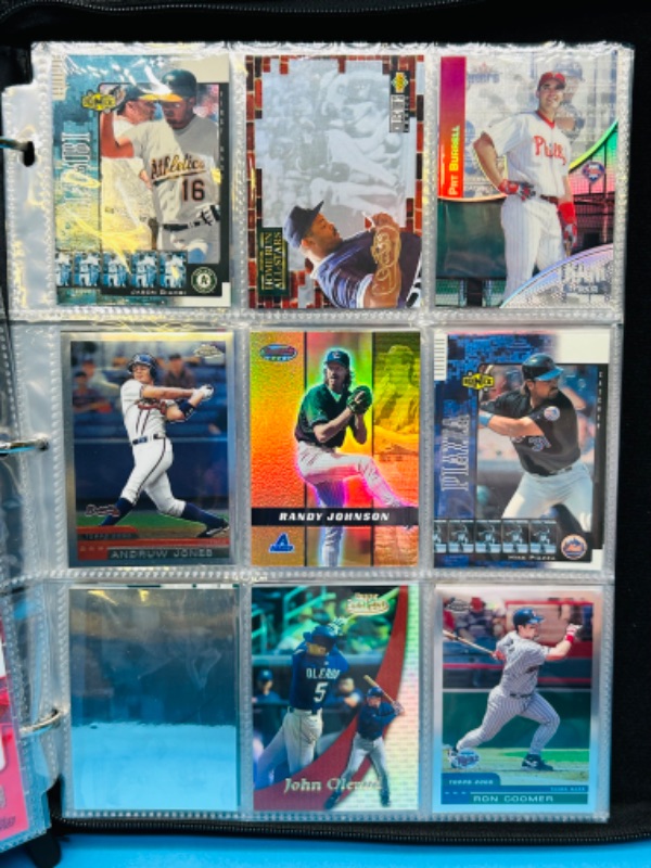 Photo 12 of 686712…171 mixed baseball refractor, holo, chrome, and foil cards in binder 