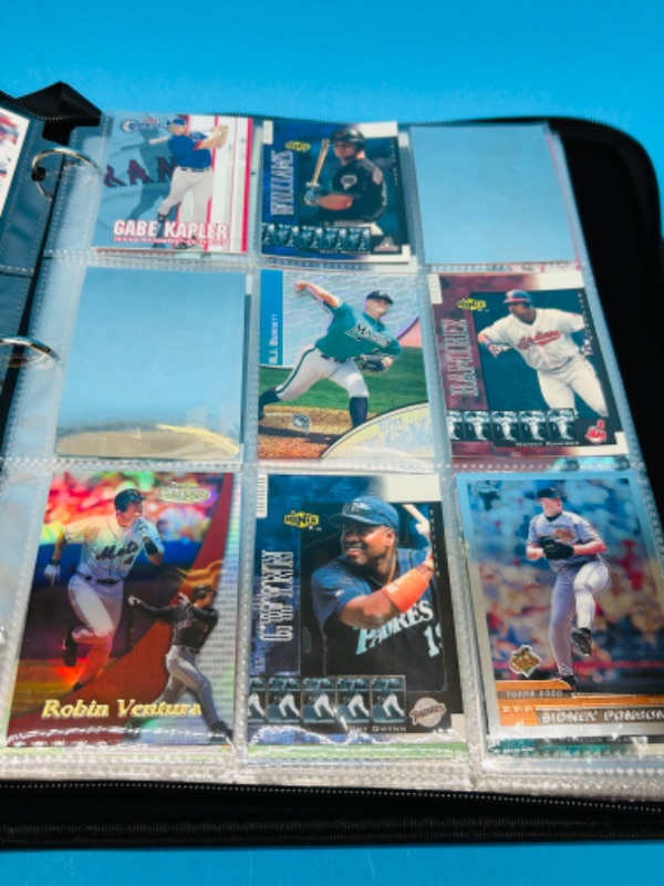 Photo 4 of 686712…171 mixed baseball refractor, holo, chrome, and foil cards in binder 