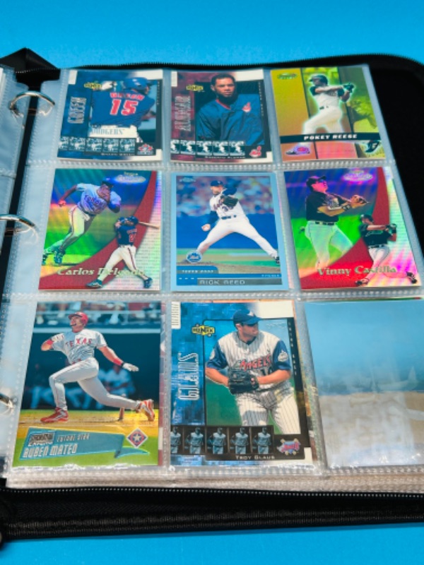 Photo 3 of 686712…171 mixed baseball refractor, holo, chrome, and foil cards in binder 