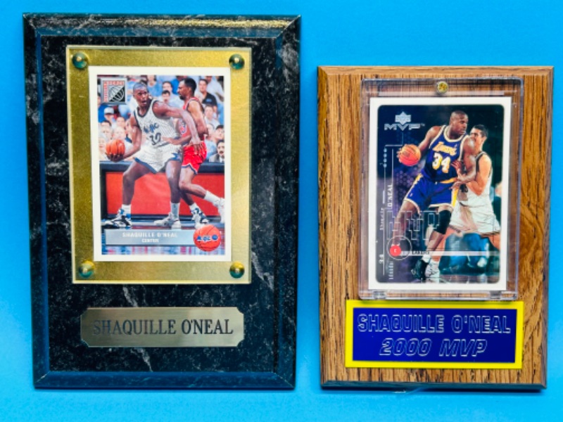 Photo 2 of 686715…2 Shaquille O’Neal cards on plaques 