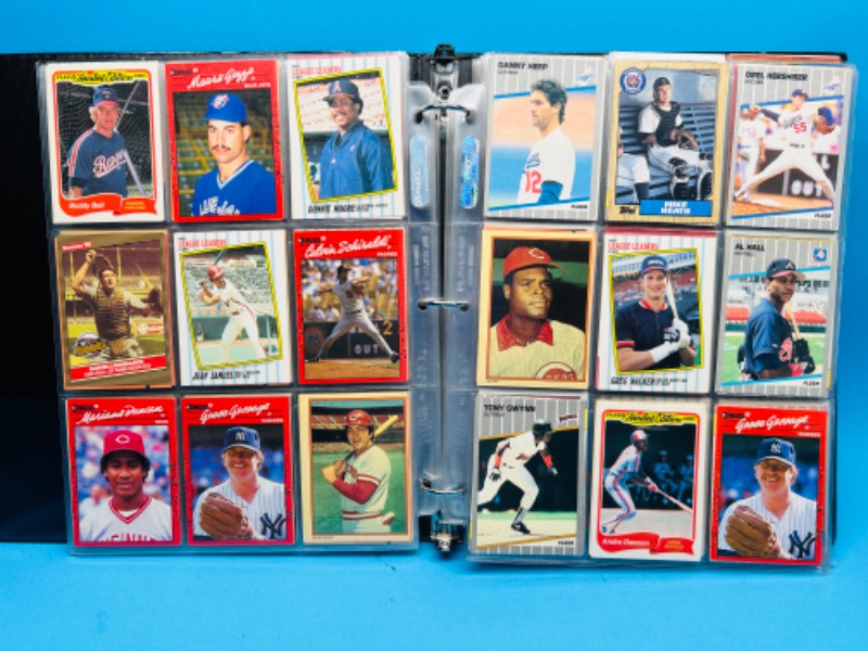 Photo 17 of 686723…360 mixed baseball trading cards in binder 