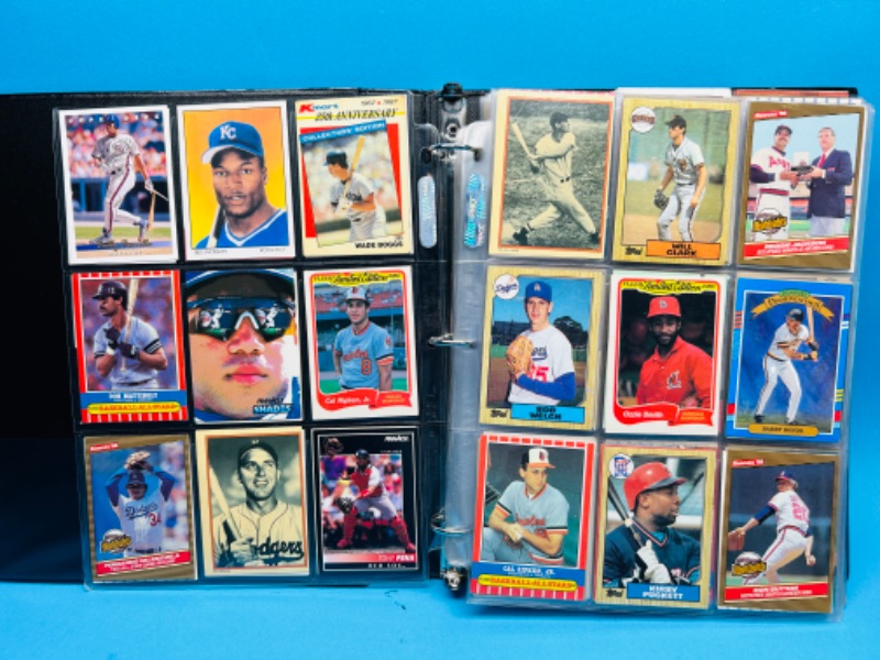 Photo 1 of 686723…360 mixed baseball trading cards in binder 