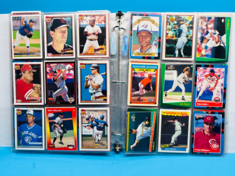 Photo 15 of 686724…360 mixed baseball trading cards in binder 