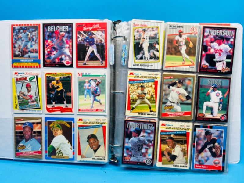 Photo 1 of 686724…360 mixed baseball trading cards in binder 