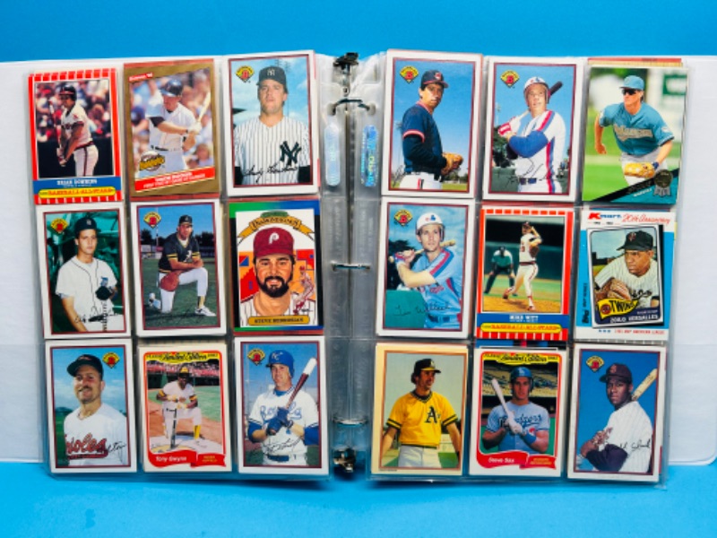 Photo 8 of 686724…360 mixed baseball trading cards in binder 