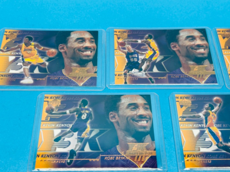 Photo 4 of 686747…5 Kobe Bryant Y3K scoring cards in hard plastic sleeves 