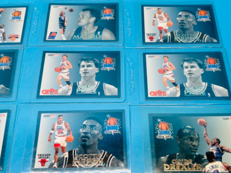 Photo 2 of 686756… 12 Fleer Orlando basketball cards in hard plastic sleeves 