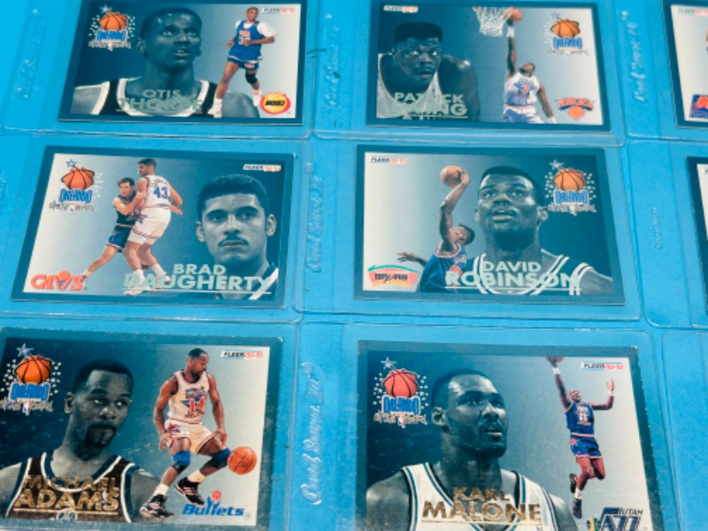 Photo 3 of 686756… 12 Fleer Orlando basketball cards in hard plastic sleeves 