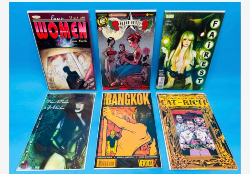 Photo 1 of 686762…  adults only- comics for mature readers in plastic sleeves 