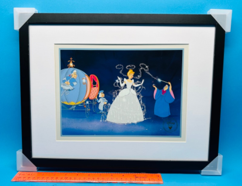 Photo 3 of 686765…17 x 13” framed Disney lithograph 1995 exclusive commemorative 