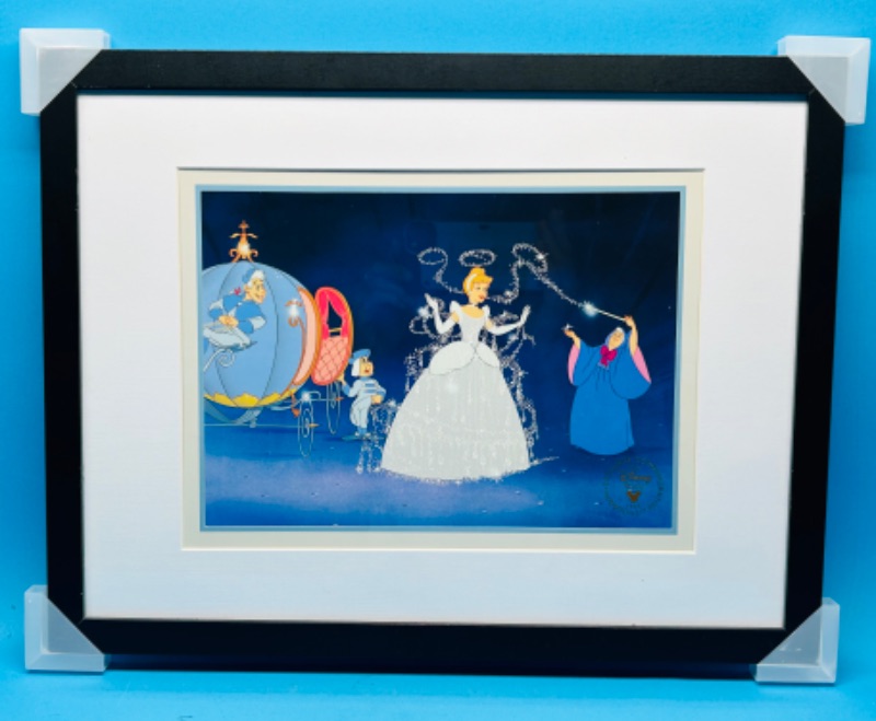 Photo 1 of 686765…17 x 13” framed Disney lithograph 1995 exclusive commemorative 