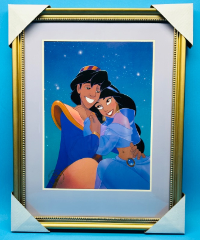 Photo 1 of 686767…18 x 14 framed Disney lithograph 1993 exclusive commemorative 