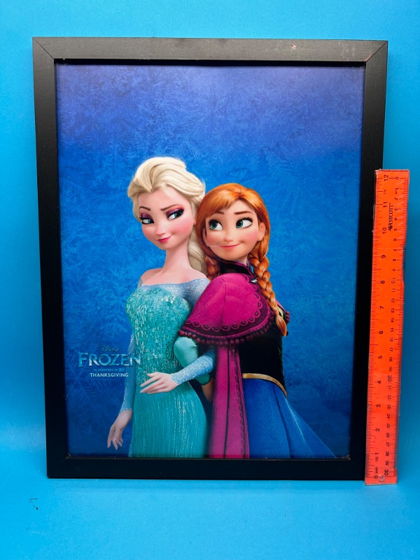 Photo 2 of 686768…17 x 13” Disney frozen framed vinyl framed poster/picture 