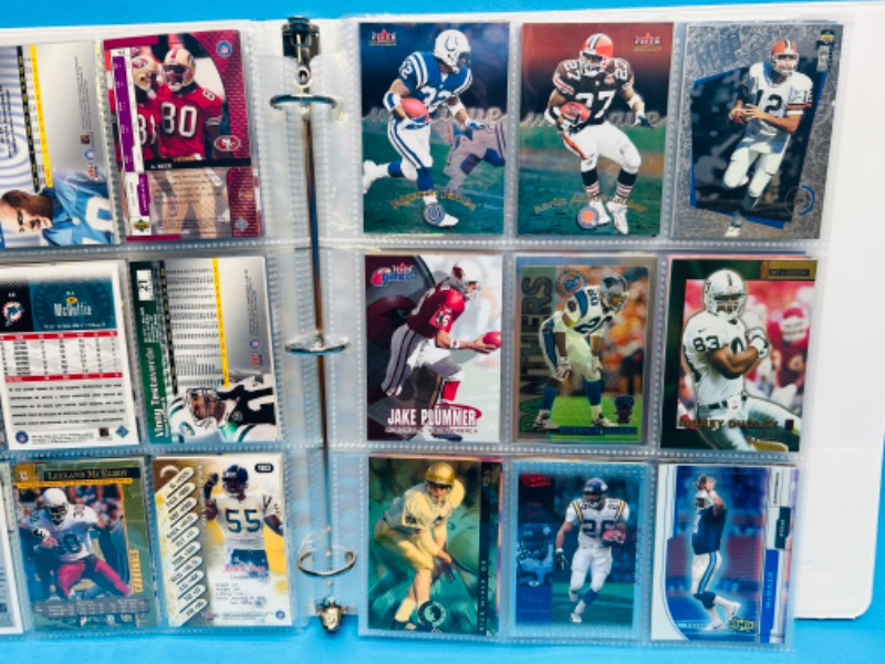 Photo 8 of 686775…final sale no returns/refunds-144 mixed football refractor, chrome, foil, holo cards in binder