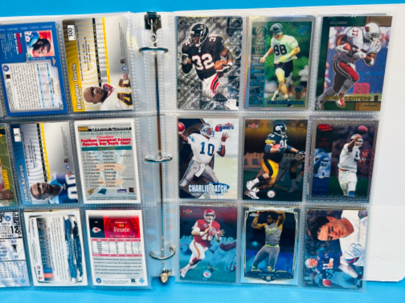 Photo 15 of 686775…final sale no returns/refunds-144 mixed football refractor, chrome, foil, holo cards in binder