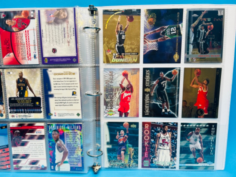 Photo 8 of 686776…final sale no returns/refunds-108 mixed basketball refractor, foil, chrom, holo cards in binder 