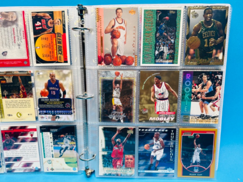 Photo 10 of 686776…final sale no returns/refunds-108 mixed basketball refractor, foil, chrom, holo cards in binder 