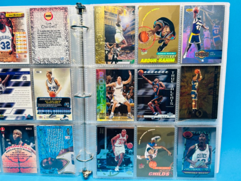 Photo 12 of 686776…final sale no returns/refunds-108 mixed basketball refractor, foil, chrom, holo cards in binder 