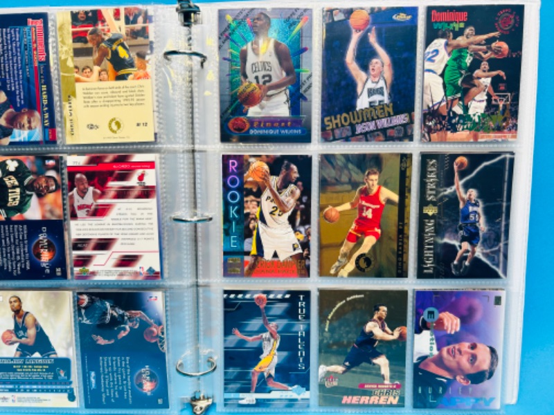 Photo 6 of 686776…final sale no returns/refunds-108 mixed basketball refractor, foil, chrom, holo cards in binder 