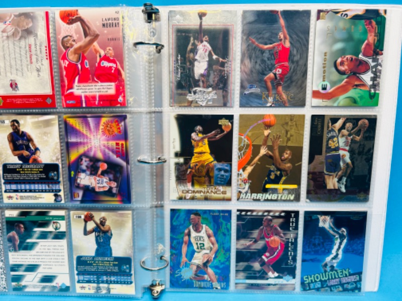 Photo 3 of 686776…final sale no returns/refunds-108 mixed basketball refractor, foil, chrom, holo cards in binder 