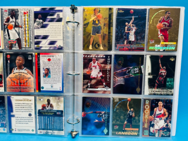 Photo 9 of 686776…final sale no returns/refunds-108 mixed basketball refractor, foil, chrom, holo cards in binder 