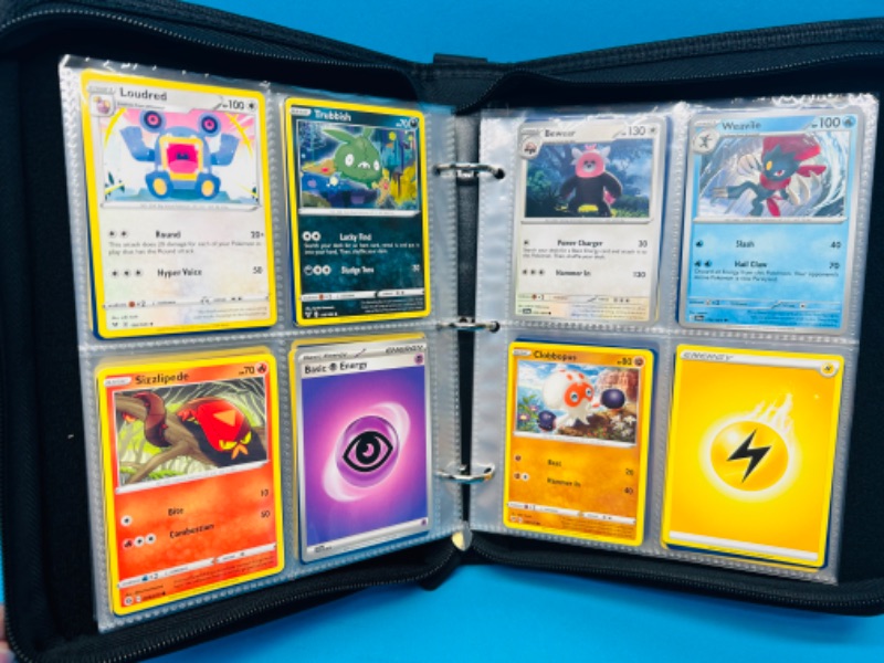 Photo 13 of 686786…final sale no returns/refunds- 120 mixed Pokémon cards in zip binder all pages pictured 