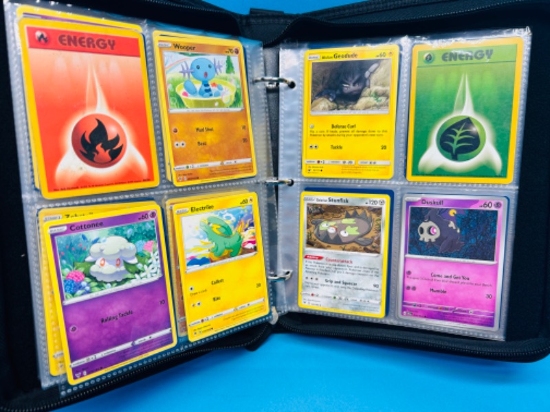 Photo 9 of 686786…final sale no returns/refunds- 120 mixed Pokémon cards in zip binder all pages pictured 