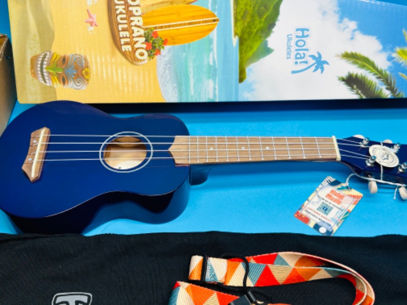 Photo 2 of 686790…Hola! Ukulele Soprano with box, carry bag, digital  tuner, and picks 