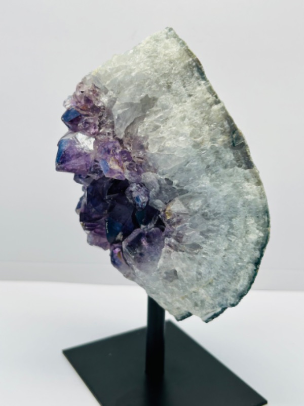 Photo 4 of 686844…7” amethyst crystal rock on stand-height includes stand 