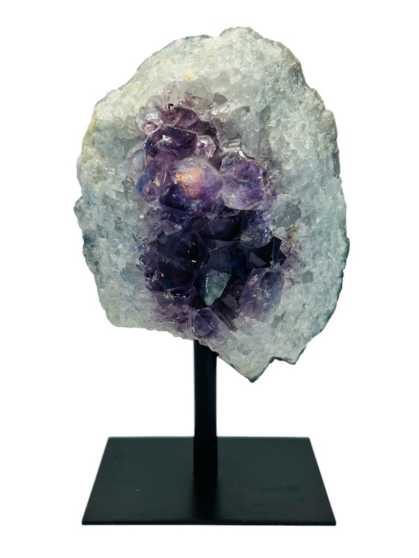 Photo 1 of 686844…7” amethyst crystal rock on stand-height includes stand 