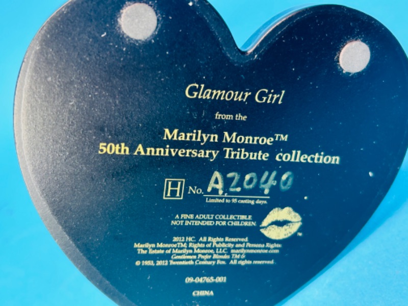 Photo 2 of 686853…numbered 7” Marilyn Monroe Glamour Girl statue 