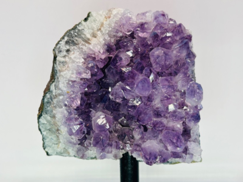 Photo 3 of 686861…4” amethyst crystal rock on stand-height includes stand 