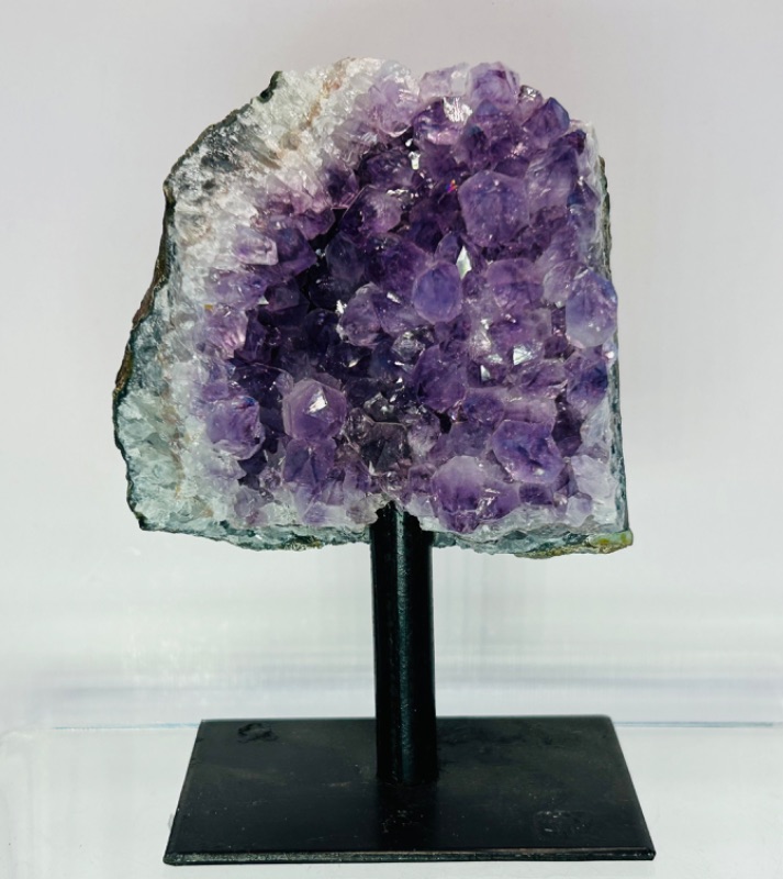 Photo 1 of 686861…4” amethyst crystal rock on stand-height includes stand 