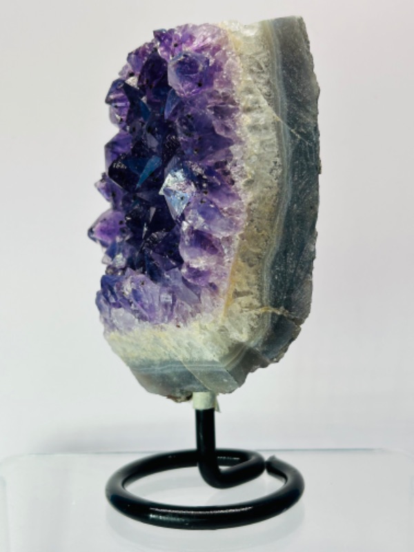 Photo 3 of 686862…5” amethyst crystal rock on stand-height includes stand 