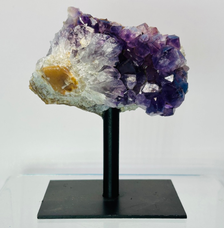 Photo 1 of 686863… 4” amethyst crystal rock on stand-height includes stand 