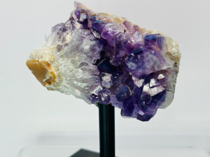 Photo 3 of 686863… 4” amethyst crystal rock on stand-height includes stand 