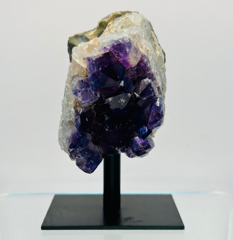 Photo 1 of 686865… 4” amethyst crystal rock on stand-height includes stand 