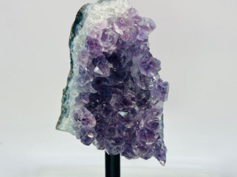 Photo 3 of 686866…5”amethyst crystal rock on stand-height includes stand 