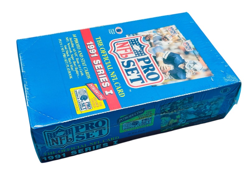 Photo 3 of 686867…final sale no returns/refunds sealed 1991 NFL Pro Set card box