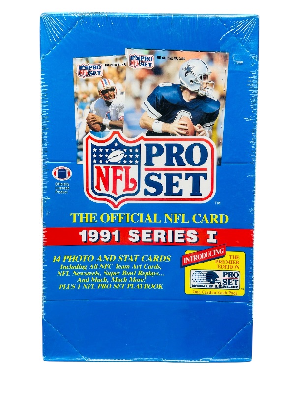 Photo 2 of 686867…final sale no returns/refunds sealed 1991 NFL Pro Set card box