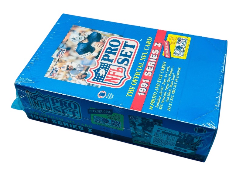 Photo 1 of 686867…final sale no returns/refunds sealed 1991 NFL Pro Set card box