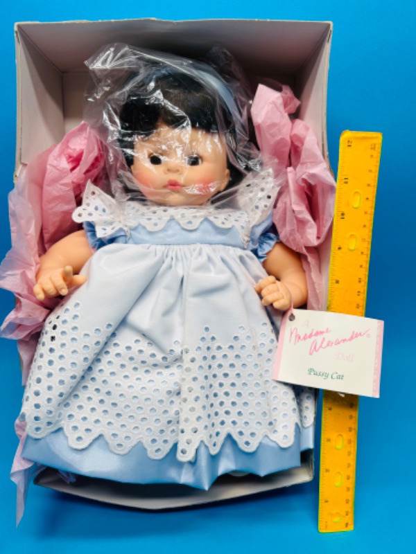 Photo 1 of 686878…vintage madame Alexander Pussy Cat baby doll with box 