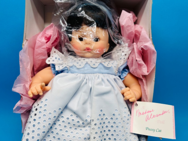 Photo 3 of 686878…vintage madame Alexander Pussy Cat baby doll with box 