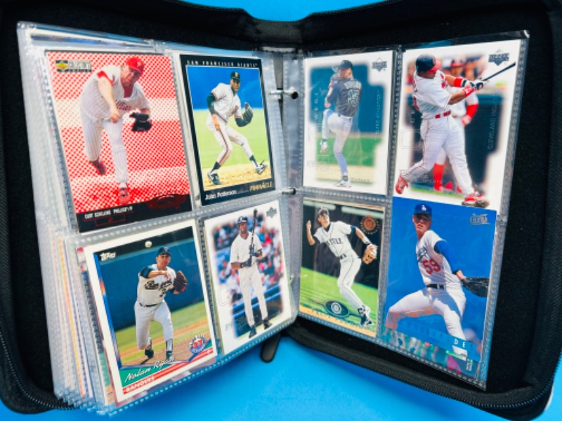 Photo 22 of 686879…final sale no returns/refunds-160 mixed baseball trading cards in binder 