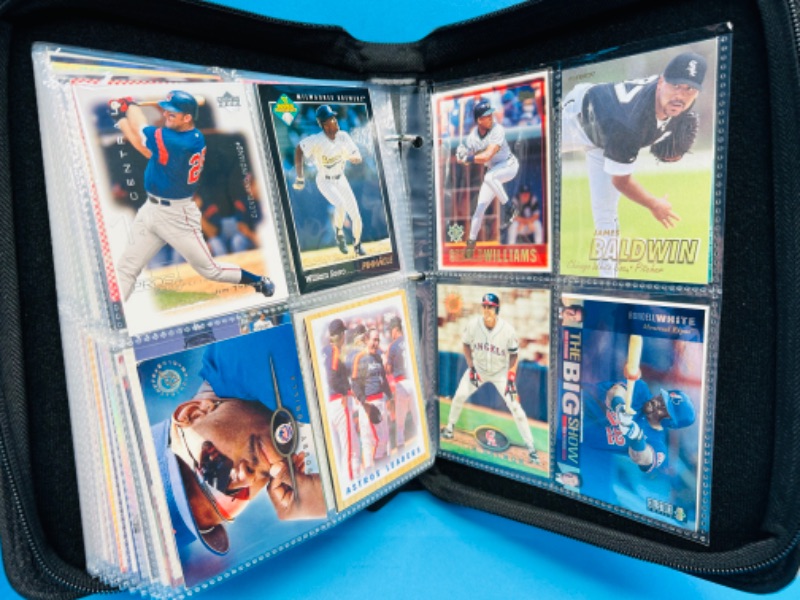 Photo 18 of 686879…final sale no returns/refunds-160 mixed baseball trading cards in binder 